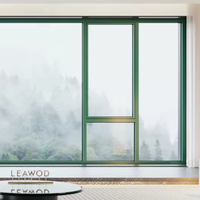 Fenêtre à battant minimaliste en aluminium pour maison, design personnalisé de haute qualité, ouverture vers l'extérieur