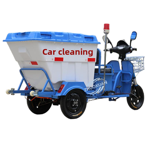 Camión de Limpieza Eléctrico de Tres Ruedas, Recolector de Basura de 500L con Capacidad de Carga de 100-200kg, Alcance de 50-70km para Proyectos de Saneamiento Urbano - Product Image 5