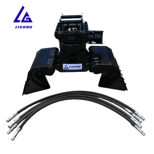 Grappin rotatif à large ouverture avec pare-boue et force de préhension élevée pour les bûches, les roches et les broussailles sur mini-excavatrices - Product Image 1