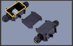 屋外防水端子ボックスプラスチックIP68工業用電気ケーブルワイヤーPC素材端子ジャンクションボックス付き - Product Image 2