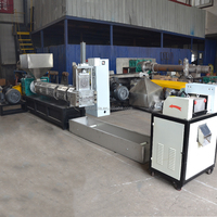 Petite machine de granulation par extrusion à vis simple pour le recyclage des déchets plastiques ABS PP PE HDPE LDPE PVC PET