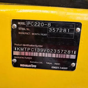 Orijinal kullanılan japonya Komatsu Pc220 ekskavatör kullanılan 20 ekskavatör ile yüksek kalite/düşük fiyata komatsu 220 ekskavatör - Product Image 6
