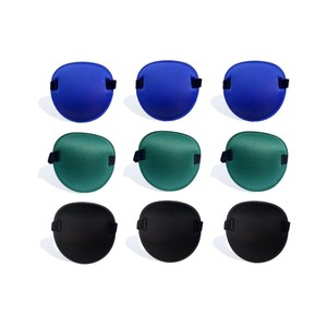 Parche de ojo 3D médico para adultos y niños Material de espuma viscoelástica para ojos izquierdo o derecho para disfraz de pirata o Ojo Perezoso