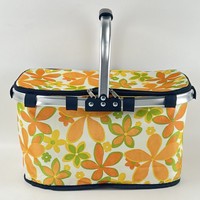 Panier de pique-nique extérieur pour aliments et boissons, sac isotherme pliable et grand format de 30L
