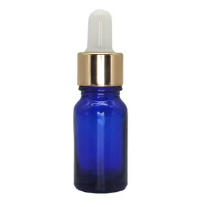 Emballage de bouteille cosmétique flacon compte-gouttes en verre 5ml 10ml 15ml 20ml 30ml 50ml 100ml flacon d'huile essentielle multicolore