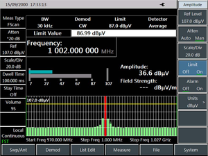 Analyseur de spectre W&F Onefind WF4024C, plage de fréquences 9 kHz-9 GHz, analyseur de spectre portable, identique à RS - Product Image 5