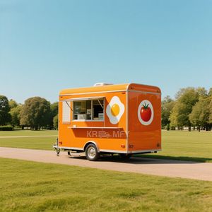 2025 Customized Multifunctional Trailer Coffee Food Truck With Baking Equipment Pizza Hamburger <b>Cart</b> - Product Image 2