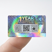 Étiquettes holographiques personnalisées à gratter, autocollants de garantie de sécurité, ronds, anti-contrefaçon, imprimés en rouleau