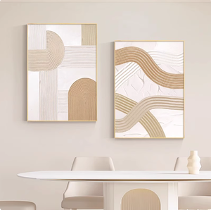 Stile nordico semplice lusso astratto geometrico da parete arte decorazione per la casa <span class=keywords><strong>su</strong></span> <span class=keywords><strong>tela</strong></span> <span class=keywords><strong>con</strong></span> <span class=keywords><strong>cornice</strong></span> digitale stampata facile da montare - Product Image 2