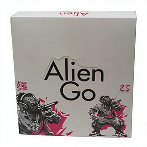 Papier à rouler Alien Go Black King Size, gomme naturelle, combustion lente, premium, ultra fin, écologique, sans OGM, design personnalisé - Product Image 6