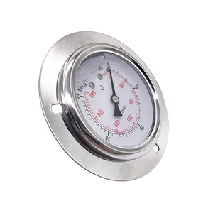 เครื่องวัดความดันสำหรับเติมน้ำมันและก๊าซ2.5น้ำและก๊าซที่มีความแข็งแรงสูงพร้อมตัวยึดด้านล่างและหน้าแปลน - Product Image 3