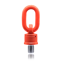 Émerillon de levage universel G80 certifié CE en acier au chrome-molybdène, rotatif à 360° °   & 230 °   Pivot