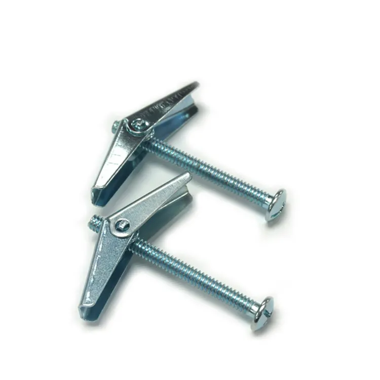 Durable Stainless Steel Winged Gravity Spring Butterfly Toggle Anchor With Wing Fastener Anchor