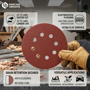 Papel <span class=keywords><strong>de</strong></span> Lija Rojo <span class=keywords><strong>de</strong></span> 5 <span class=keywords><strong>Pulgadas</strong></span> (125 mm) al por Mayor <span class=keywords><strong>de</strong></span> Fábrica, Papel Abrasivo, Papel <span class=keywords><strong>de</strong></span> <span class=keywords><strong>Esmeril</strong></span>, Discos <span class=keywords><strong>de</strong></span> Lija con Velcro - Product Image 4