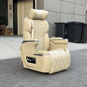 Asientos Giratorios de Cuero para Automóviles Eléctricos de Lujo VIP, Tipo <span class=keywords><strong>Van</strong></span>, Capitán, MPV, W447, Clase V, Hiace, <span class=keywords><strong>Sprinter</strong></span> - Product Image 3