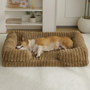 Großhandel: Maßgeschneidertes Hundebett aus Schwammplüsch mit Logo für große Hunde - Product Image 4