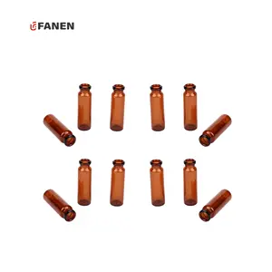 Fanen 20ml cam Amber kimyasal Lab Headspace örnek flakon HPLC örnek toplama flakon