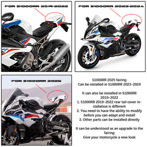 Bộ ốp thân xe độ ABS tùy chỉnh cho xe máy BMW S1000RR 2019-2025, 2023 và M1000RR 2019-2022, mã S1025-101a - Product Image 2