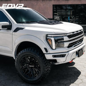 Ruedas Forjadas EVOR Monobloque en Aluminio Negro Brillante 20 22 5x114.3 5x112 5x130 para Camionetas y Pick-ups 2500 3500 <span class=keywords><strong>Cyber</strong></span> - Product Image 3