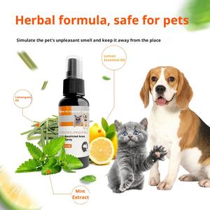 Semprotan pengusir hewan peliharaan lidah buaya fungsi ganda MOQ rendah OEM pabrik untuk area sekitar anjing mencegah goresan - Product Image 4