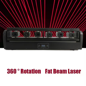 Xoay 6 mắt R/G/B đầy đủ màu sắc chất béo chùm Disco DJ di chuyển đầu ánh sáng <span class=keywords><strong>laser</strong></span> cho bên tổ chức sự kiện thanh - Product Image 3