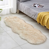 Tapis Moderne pour la Maison : Tapis Cœur Multifonctionnel Populaire en Peluche Solide, Tapis de Sol Antidérapant, Tapis Moelleux en Fausse Peau de Mouton