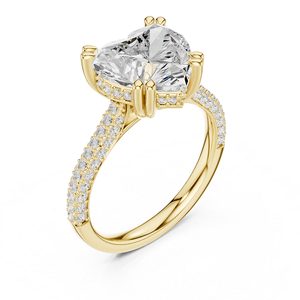 Anillo de Diamante Cultivado en Laboratorio de Oro Sólido de 14K para Mujer, Certificado IGI, Corte Excelente, Joyería Fina de Lujo, Regalo de Compromiso, Boda, Aniversario - Product Image 6