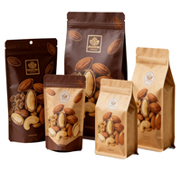 Sacs à fermeture éclair en aluminium givré avec valve, fond plat, pour grains de café de qualité alimentaire, prix de gros YSH, 340g, 500g, 1kg, tailles personnalisées