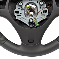 Volant personnalisé à fond rond en cuir perforé M pour BMW Série 1 3 E90 E91 E92 E93 M3 E82 E81 E87 E88