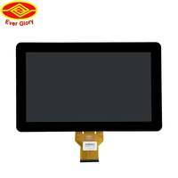 IP65 avant étanche 10 points de contact 15.6 pouces taille personnalisée Module d'affichage de panneau de verre à écran tactile capacitif