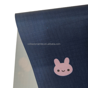 L'usine chinoise produit un revêtement en PVC simple en tissu Oxford imprimé de dessin animé à grille 210D utilisé pour les sacs de rangement à dos - Product Image 6