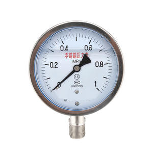 Manómetro de Oxígeno de Alta Presión con Diafragma de Acero Inoxidable YN100BF (0-60 MPa), Resistente a Impactos - Product Image 2