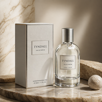 Flacon de parfum en verre de luxe personnalisé 30ml 50ml 100ml pour marque privée avec atomiseur et boîte cadeau