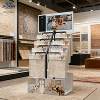 Support d'affichage de tapis moderne personnalisé professionnel pour le métal avec montage facile, fabricant depuis 12 ans, certifié BSCI et ISO