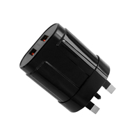 Hot Koop 5V/2.4A Usb Wall Charger Uk Plug 2 Port Wall Charger Adapter