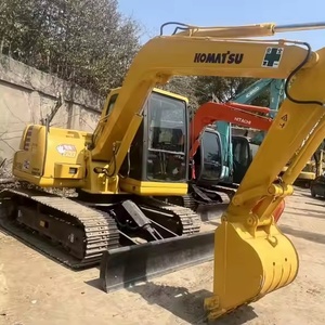 Machine de 6 tonnes de mini excavatrice Komatsu PC60 d'occasion de haute qualité avec PLC de pompe de boîte de vitesses de moteur-Vente à prix raisonnable - Product Image 1