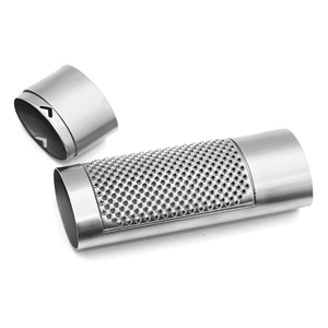 Stainless Steel Oval Nut <strong>Grater</strong> <strong>Nutmeg</strong> <strong>Grater</strong> with Storage Lemon <strong>Grater</strong> Fine Kitchen <strong>Grater</strong> <strong>for</strong> Lemon Peel, Garlic, Ginger - Product Image 3