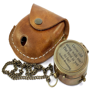 Bao Da La Bàn Cắm Trại Bỏ Túi Túi La Bàn Đi Bộ Quà Tặng Bọc La Bàn - Product Image 1