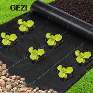 Plastik Dokumasız Su Geçirmez Peyzaj Zemin Örtüsü Kumaş File Yabancı Ot Kontrol Bariyeri Engelleyici Mat Izgara Beyaz Yeşil Kahverengi - Product Image 2