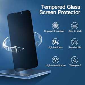 ฟิล์มกระจกนิรภัยป้องกันการมองเห็น 30 องศา ป้องกันแสงสะท้อน สำหรับ iPhone 12 13 <span class=keywords><strong>Mini</strong></span> <span class=keywords><strong>Samsung</strong></span> A23 A33 <span class=keywords><strong>A53</strong></span> POCO X7 Pro - Product Image 4