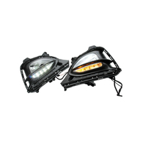 Feux de jour LED jaunes supplémentaires pour Hyundai I20, feux antibrouillard DRL 2018-2019