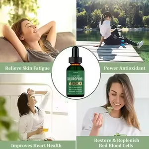 Ausreson OEM Clorofila Gotas Vegano Pérdida de peso Boost Clorofila Líquido Muestra gratis Suplementos herbales Vitamina de confianza - Product Image 5