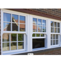 Persianas magnéticas de nuevo diseño UPVC en el interior con doble acristalamiento en la industria, precio competitivo, ventanas colgadas dobles