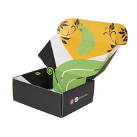 Caja de Envío Rígida con Forro de Esponja y Laminación Brillante con Logotipo Personalizado, Cajas de Cartón Corrugado Ecológicas para Empaque de Regalos