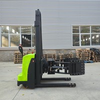 Lève-bidon 800 kg, rouleau en caoutchouc, pince à rouleaux de papier, empileur, lève-bidon à rouleaux en caoutchouc, empileur à rouleaux en caoutchouque