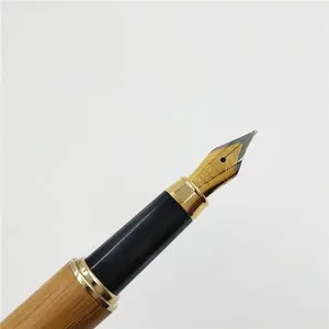 पर्यावरण के अनुकूल लक्जरी कार्यकारी फाउंटेन पेन Egraved व्यक्तिगत लोगो बांस लकड़ी फाउंटेन पेन