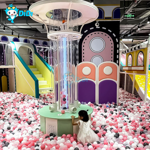 Aire de jeux intérieure certifiée de qualité supérieure avec structures d'escalade, château gonflable adapté aux tout-petits pour centre commercial - Product Image 4