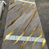 Pas cher Prix Co Extrusion Grille Panneau De Façade Murale Anti Eau WPC PE Panneau Mural pour Mur