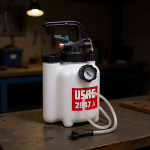 Bomba hidráulica Usac 2847 A con manómetro y manguera para transferencia de fluidos - Product Image 3