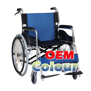 Silla de ruedas de aleación de aluminio de alta calidad de fábrica, asiento de silla de ruedas para el cuidado del hogar, silla de ruedas manual de aluminio con CE - Product Image 2